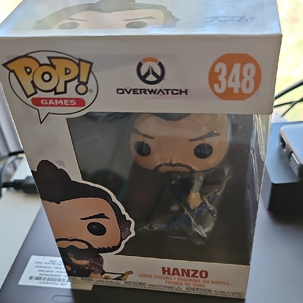 Funko Pop Overwatch Hanzo Figure - Black and Brown